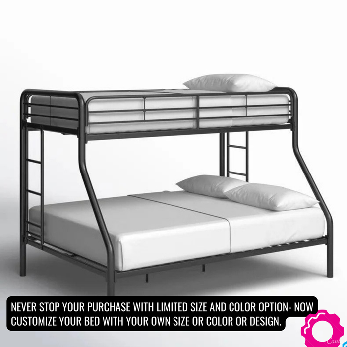 Sparkenzy HD Twin Bunk Cot for adults and kids- Metal Bed