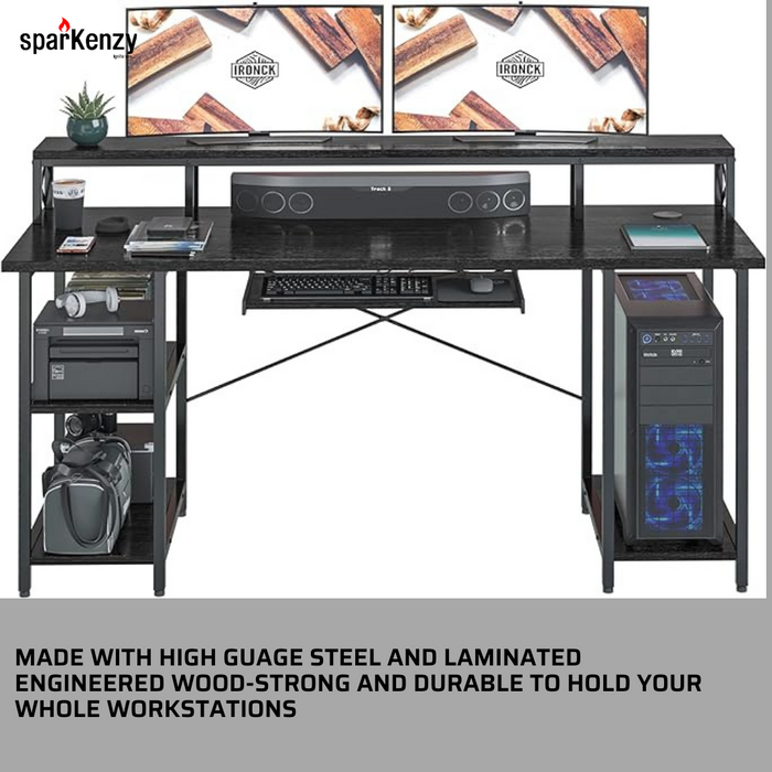 Sparkenzy Modern Laptop and Desktop Table for home | Home Workstation