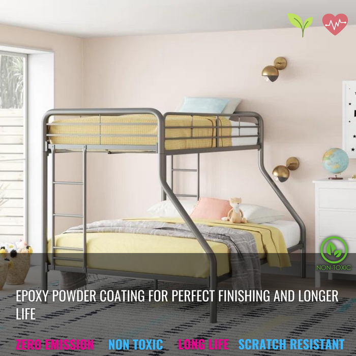 Sparkenzy HD Twin Bunk Cot for adults and kids- Metal Bed
