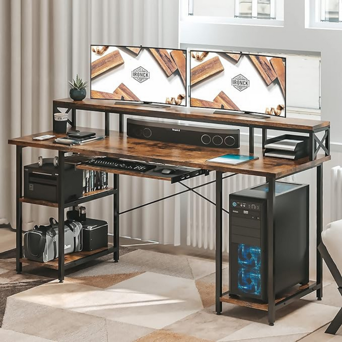 Sparkenzy Modern Laptop and Desktop Table for home | Home Workstation