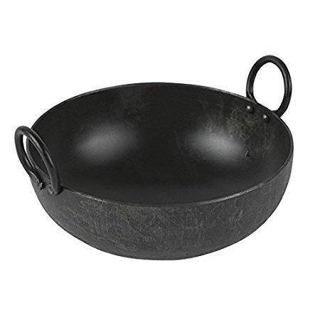 1 Color Coated Cast Iron Kadai, Model Name/Number: Regular, Size: 14 Inch