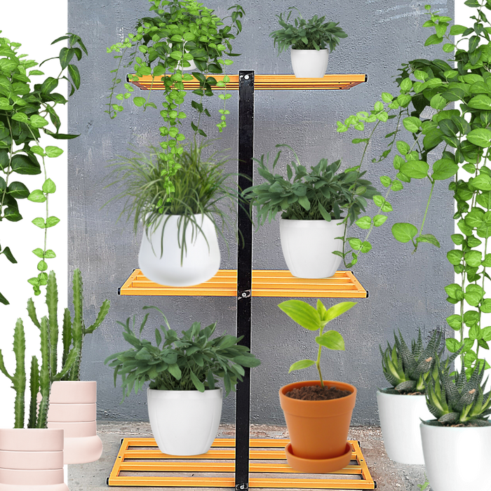 Tall Iron Plant Stand indoor