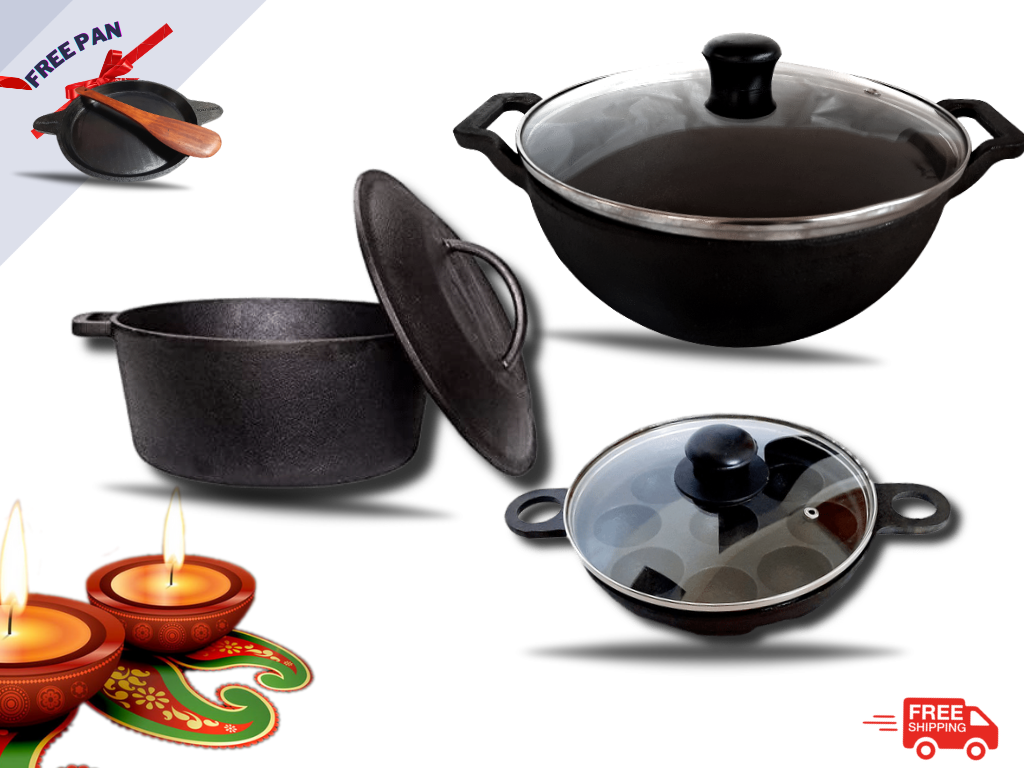 Add Enamelled Cast Iron Dosa Tawa to your kitchen this Diwali