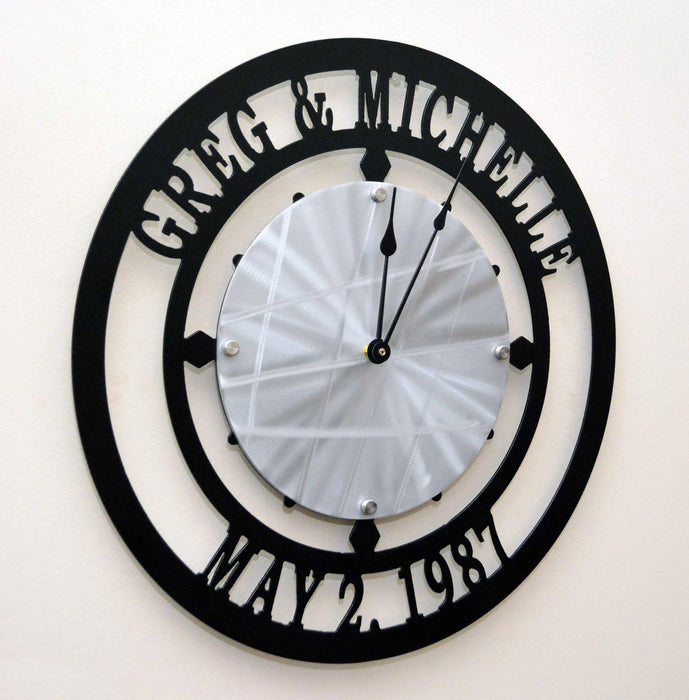 Sparkenzy Islamic Metal Wall Clock | Unique and Modern design | 2 Years Warranty