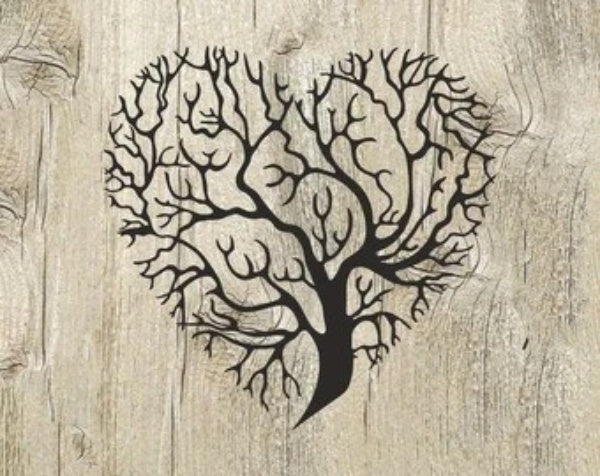 Sparkenzy tree of life wall art decor in heart design | heart shaped wall hanging | metal heart wall art decor