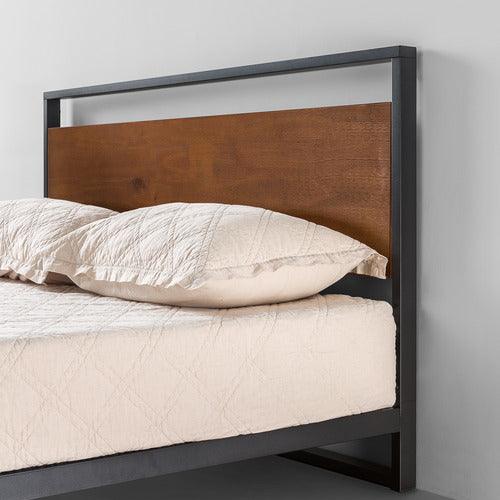 king size steel metal bed