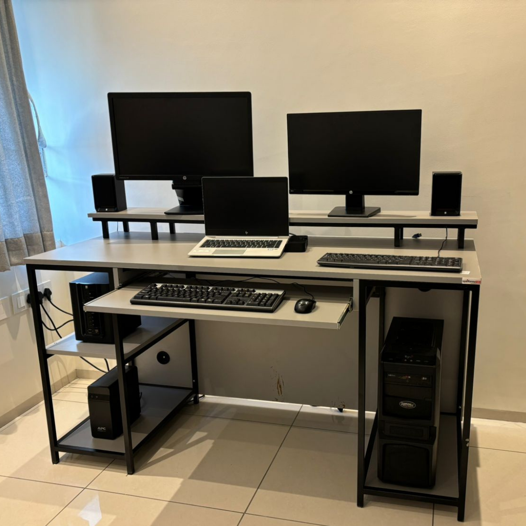 Sparkenzy Modern Laptop and Desktop Table for home | Home Workstation