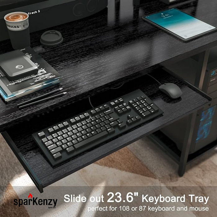 Sparkenzy Modern Laptop and Desktop Table for home | Home Workstation