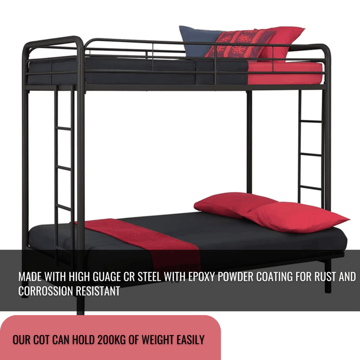 Sparkenzy Bunk bed with Sofa | Foldable Couch cum bunk cot