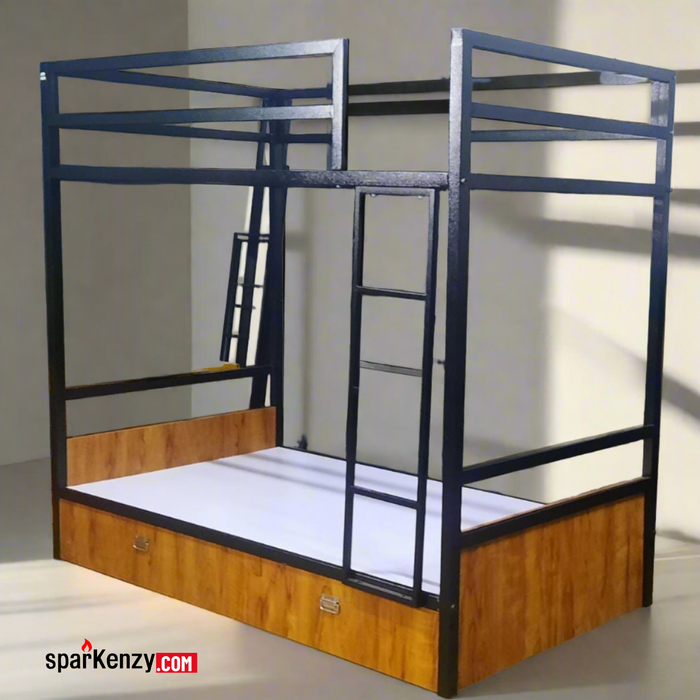 Sparkenzy HD Twin Bunk cot with under storage for Adults and Kids