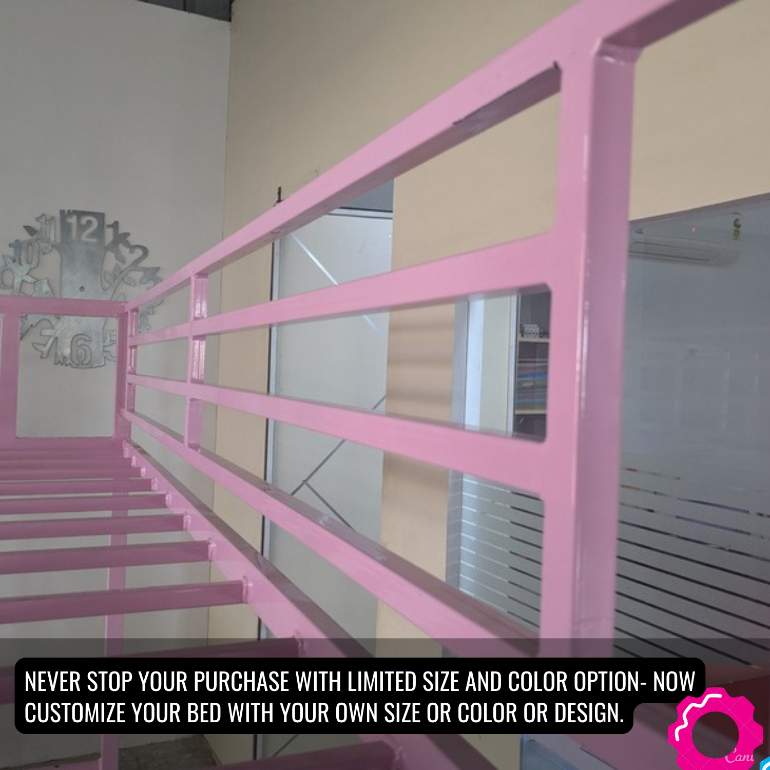 Sparkenzy Bunk Bed with slide | Twin Bunk cot