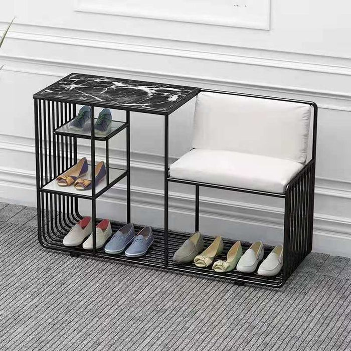 shoe rack with seat