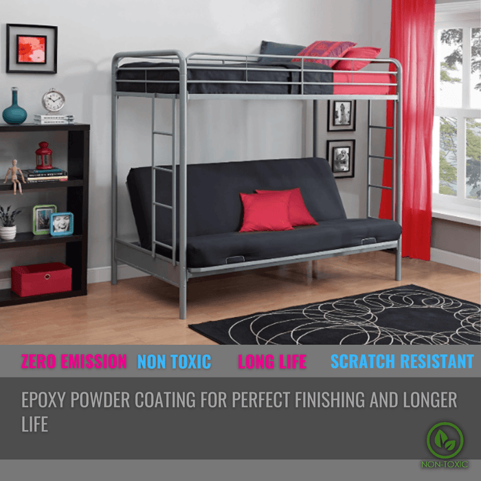 Sparkenzy Bunk bed with Sofa | Foldable Couch cum bunk cot