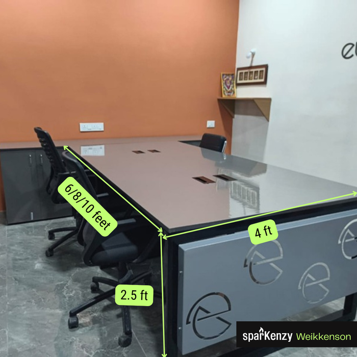 Sparkenzy Weikkensons Premium Conference Table | Office table | Meeting table