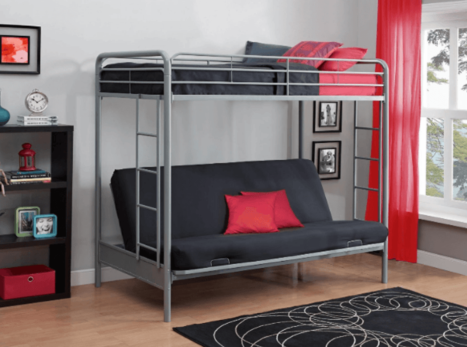 Sparkenzy Bunk bed with Sofa | Foldable Couch cum bunk cot