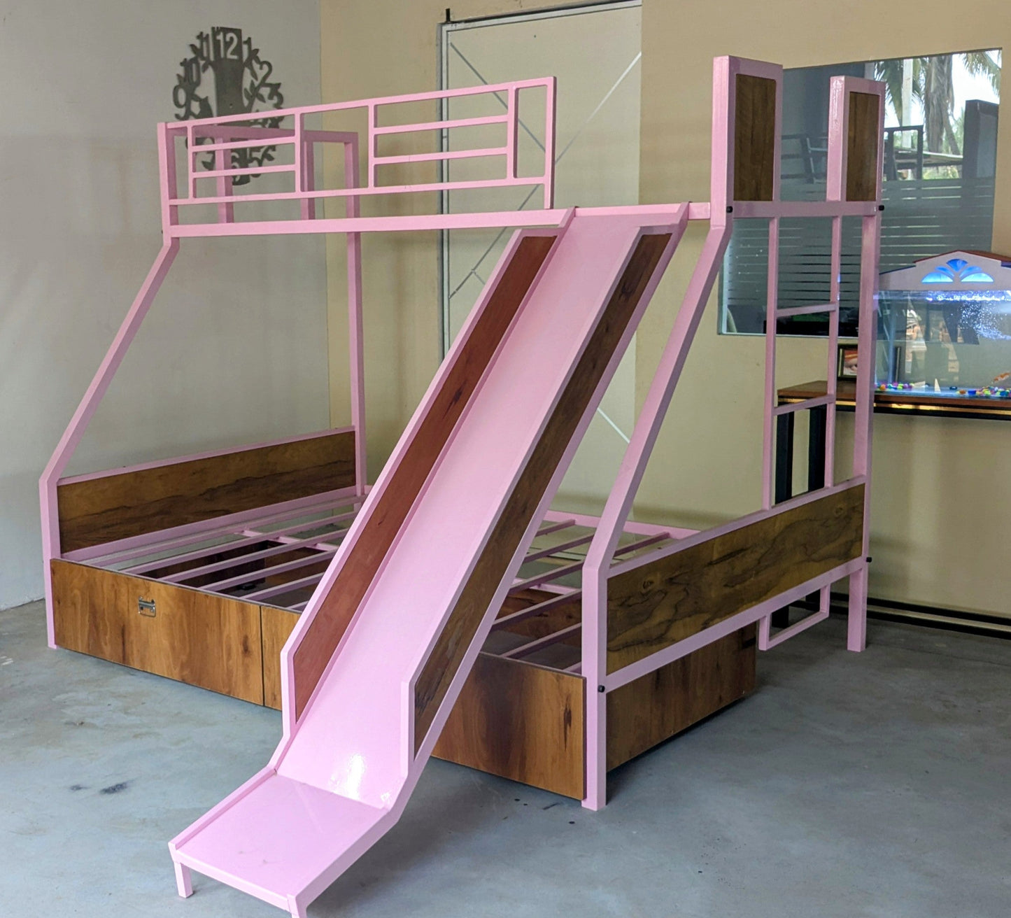 Sparkenzy Bunk Bed with slide | Twin Bunk cot