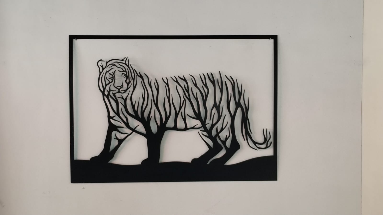 Sparkenzy tree of life wall art | tree wall art | wall decor for living room | Tiger Front face wall art | tree of life wall decor