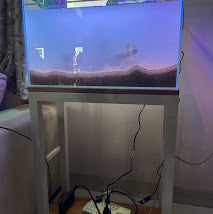 Sparkenzy Aquarium Stand with Wooden Cabinet | Fish Tank Stand Rack 2 Tier