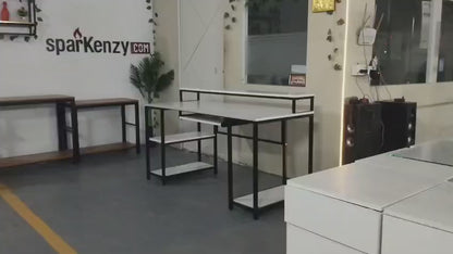 Sparkenzy Modern Laptop and Desktop Table for home | Home Workstation