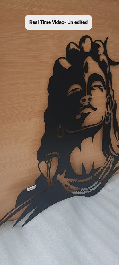 Sparkenzy Metal Wall Art | Adiyogi Metal Wall Art | Lord Shiva Metal Wall Art
