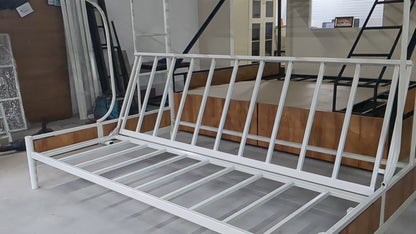 Sparkenzy Bunk cot  Convertible to Sofa Size 75*48 Bottom and 75*30 Top