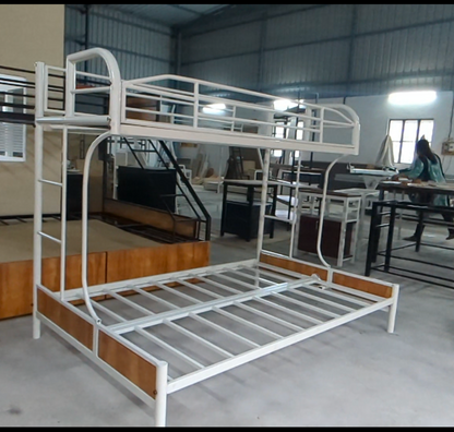 Sparkenzy Bunk cot Convertible to Sofa Size 75*48 Bottom and 75*30 Top