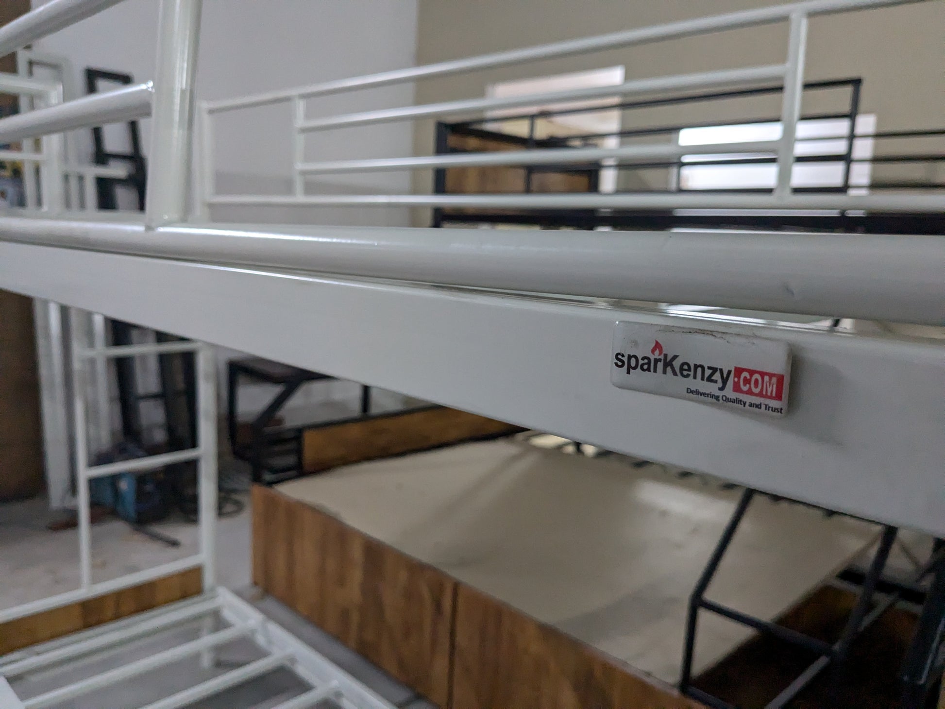 Sparkenzy Bunk cot Convertible to Sofa Size 75*48 Bottom and 75*30 Top
