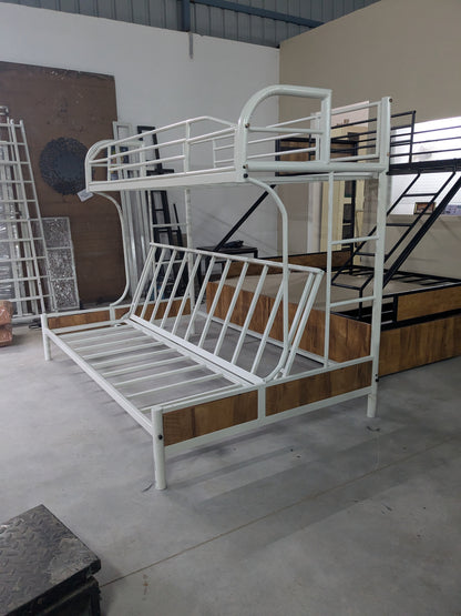 Sparkenzy Bunk cot Convertible to Sofa Size 75*48 Bottom and 75*30 Top