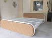 Sparkenzy Premium Upholstered Metal Bed with Storage Cushioned Bed