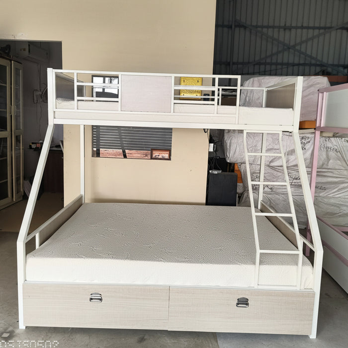 Sparkenzy HD Twin Bunk cot with under storage for Adults and Kids