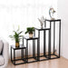 Box type metal plant stand