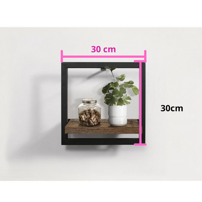 Sparkenzy HD wall mount with shelf for indoor plants | Iron wall shelf
