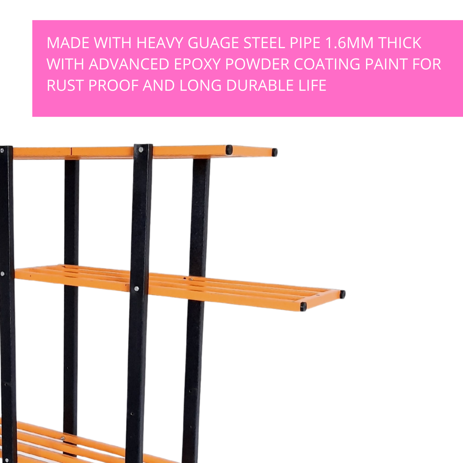 Sparkenzy HD Tall Iron Plant Stand for Indoor | Multipurpose 4 Tier Stand