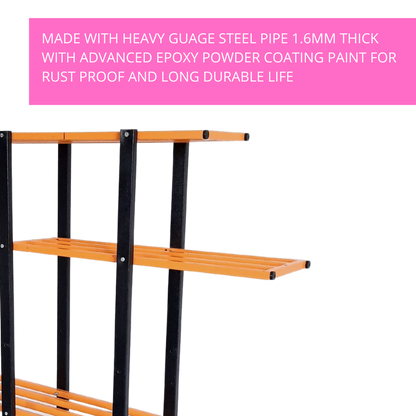 Sparkenzy HD Tall Iron Plant Stand for Indoor | Multipurpose 4 Tier Stand