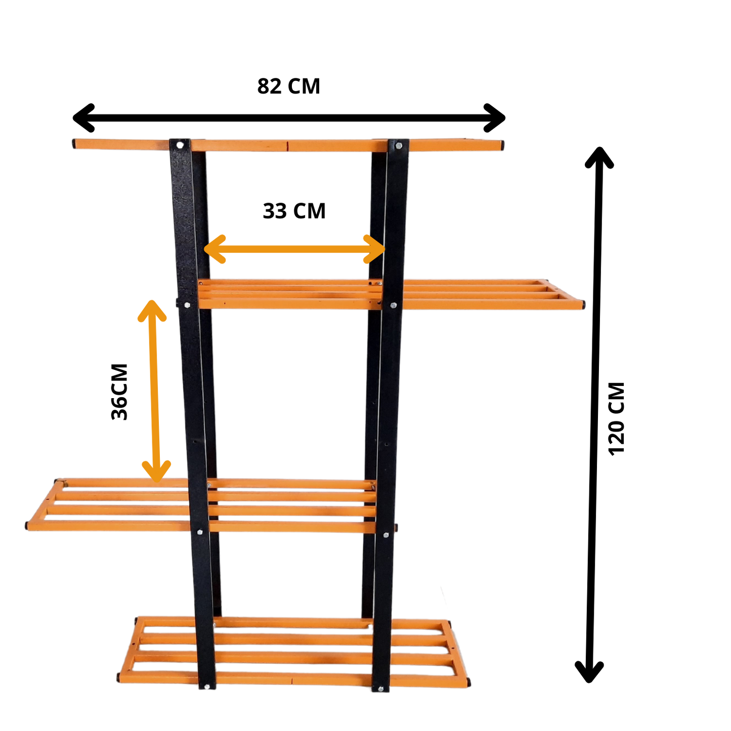 Sparkenzy HD Tall Iron Plant Stand for Indoor | Multipurpose 4 Tier Stand