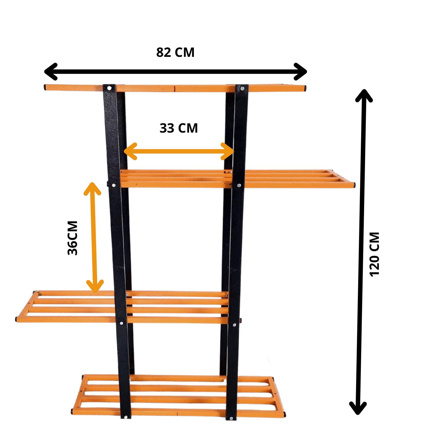 Sparkenzy HD Tall Iron Plant Stand for Indoor | Multipurpose 4 Tier Stand