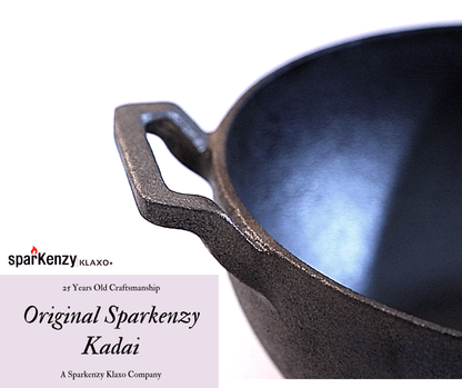Sparkenzy cast iron dosa tawa | iron kadai | dutch oven | Combo