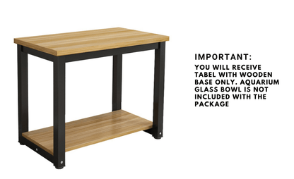 Sparkenzy HD Metal Aquarium Stand | Fish Tank Stand with wooden base