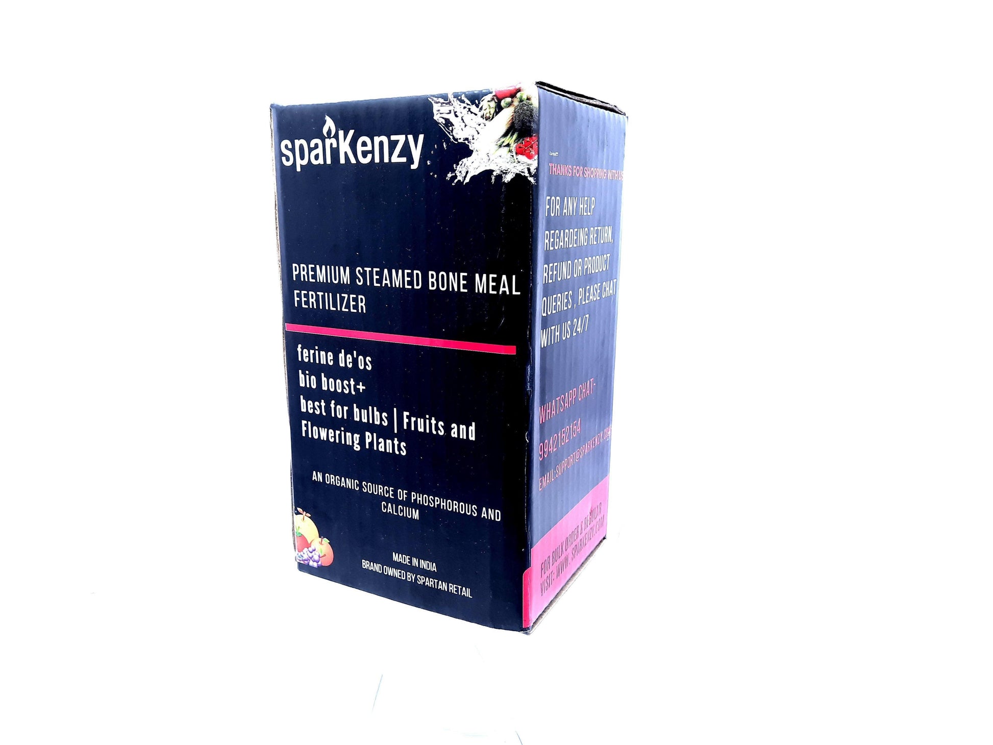 Sparkenzy bone meal fertilizer | Rich in phosphorous and calcium.