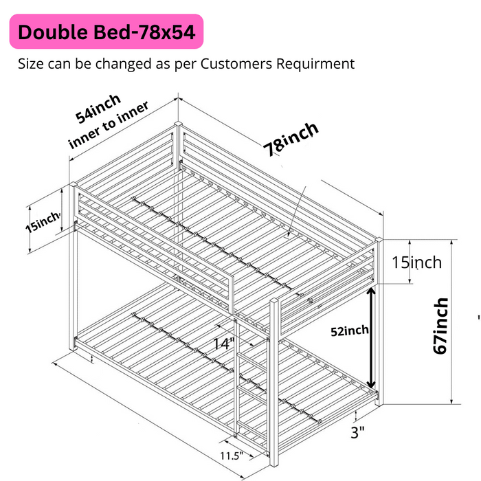 Bunk bed for Adults and Kids Sparkenzy SPARKENZY.COM