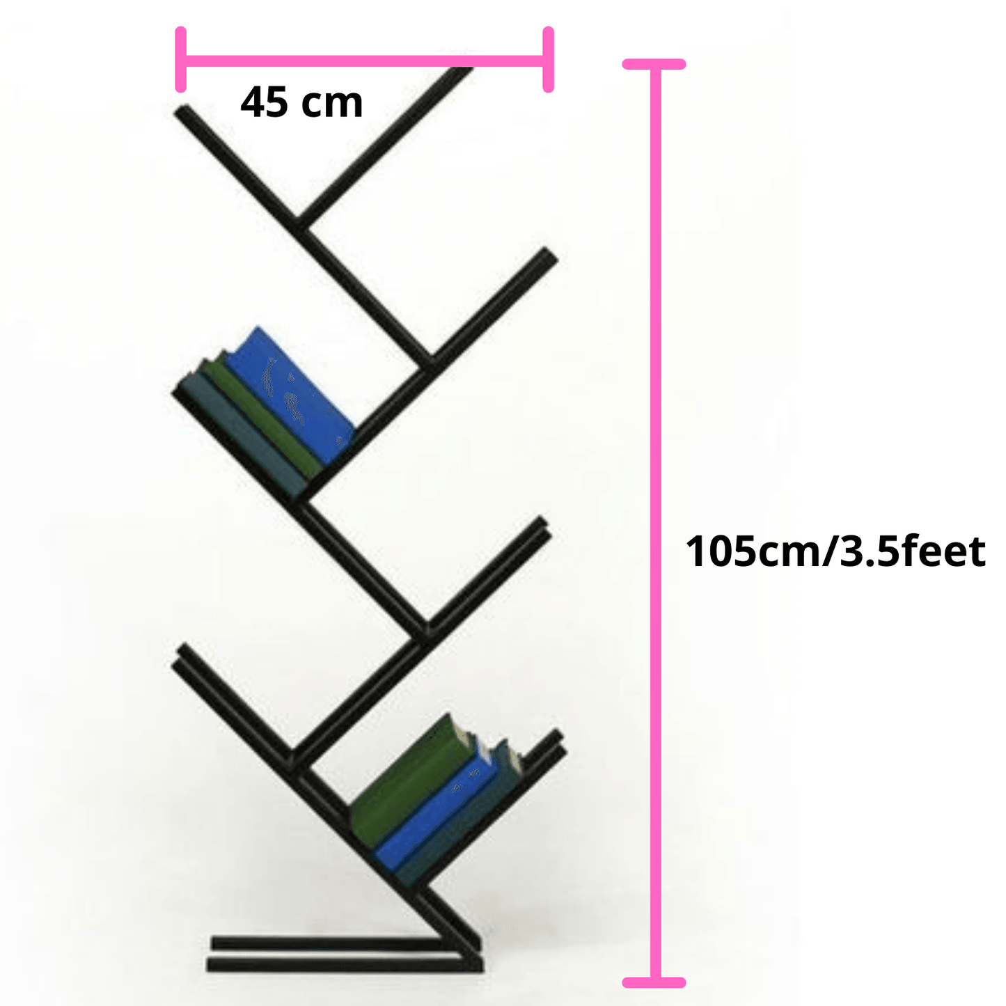 Sparkenzy HD Steel Bookshelf for Modern house