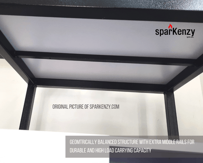 Sparkenzy Aquarium Stand with Wooden Cabinet | Fish Tank Stand Rack 2 Tier