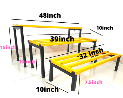 Sparkenzy HD 3 Step Multi Color Garden Flower Pot Stand for balcony | Large 48 inch