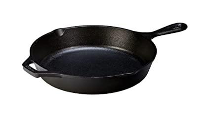 Sparkenzy Cast Iron Pre Seasoned Skillet Pan | Pizza Pan | Tawa | 10 inch