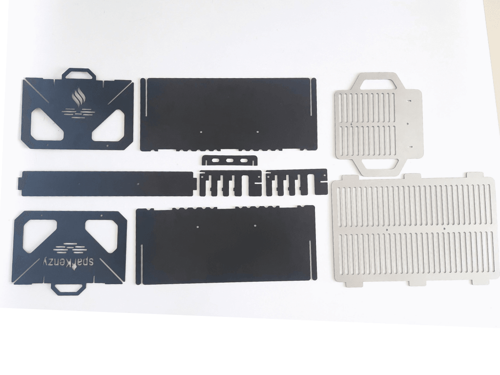 Sparkenzy HD BBQ Steel Charcoal Grill | Collapsible and foldable | East to Carry