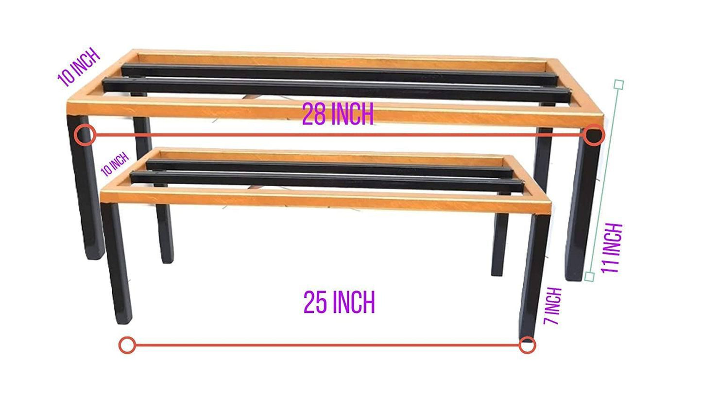 HD 2-Step Multiple Flower Pot Stand for indoor & Outdoor