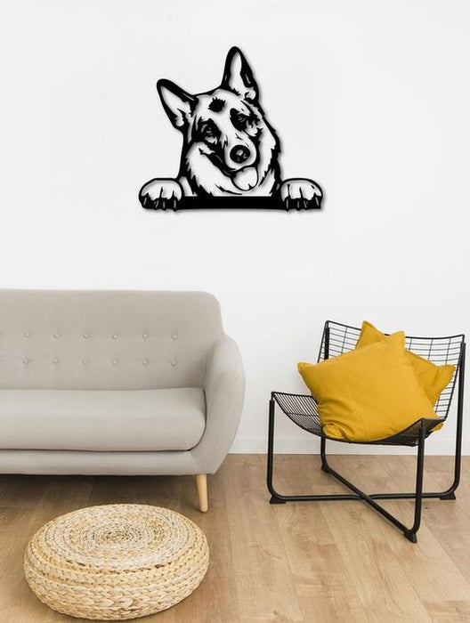 Sparkenzy Dog metal wall art decor | animal wall decor | dog wall decor