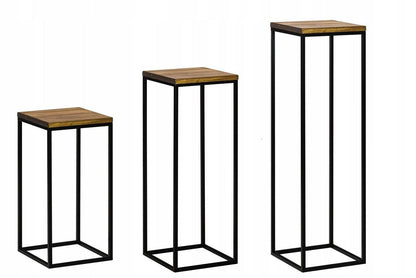 Sparkeny HD designer box type metal plant stand for indoor | Pack of 3