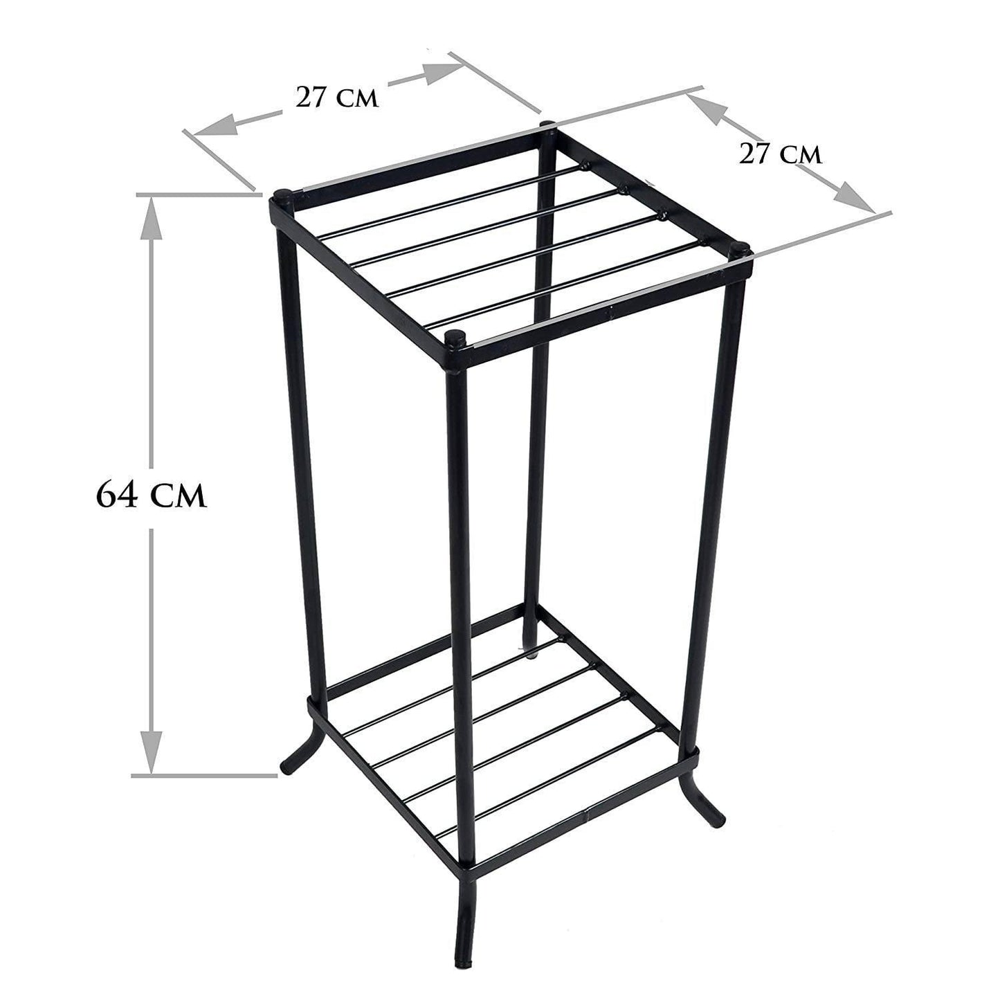 Sparkenzy HD 2 tier designer metal outdoor plant stand | Water Bottle Dispenser Stand