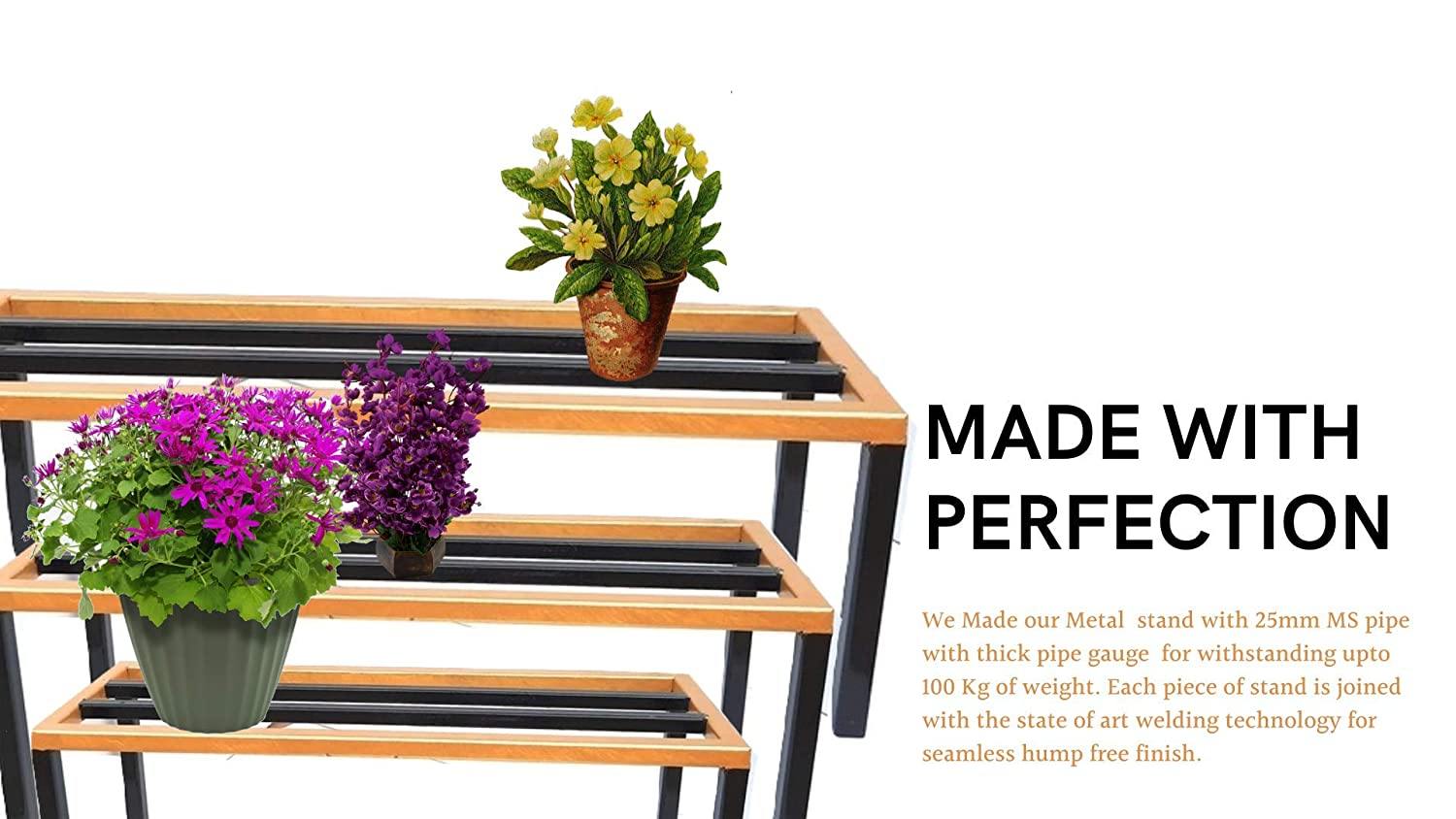 Sparkenzy HD Multiple Flower Pot Stand for Indoor & Outdoor